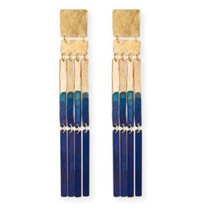 We Dream in Colour Padme Navy Earrings - New